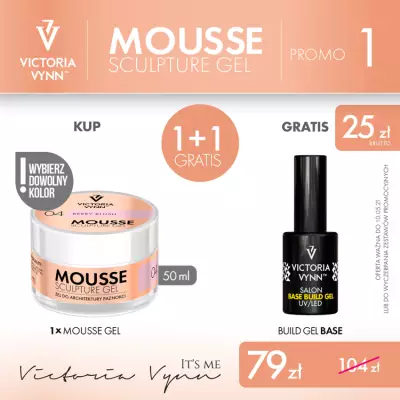 Victoria Vynn Zestaw promocyjny 1 + 1 Mousse Gel z pamięcią cieczy